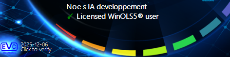 Noe s IA developpement - Licensed WinOLS5 user - Click to verify